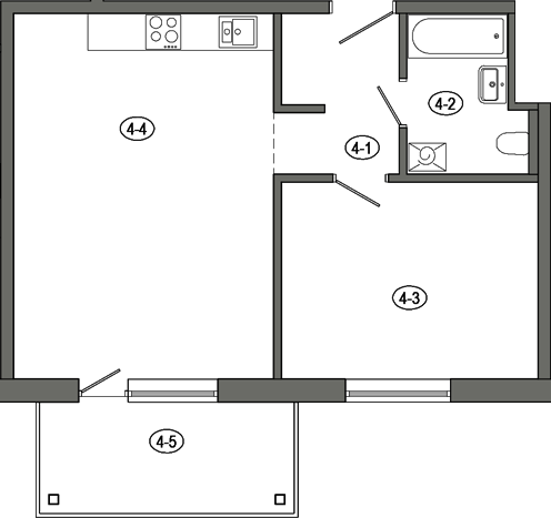1-4